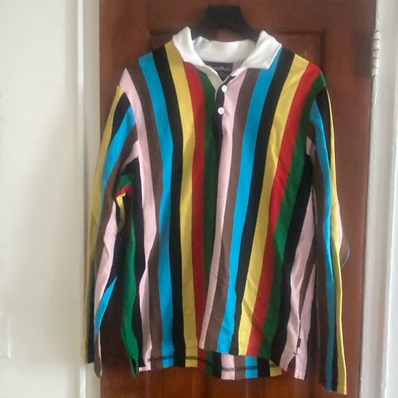 Color striped Rowing Blazers rugby large - reposhing bc it was a touch small - Picture 1 of 3